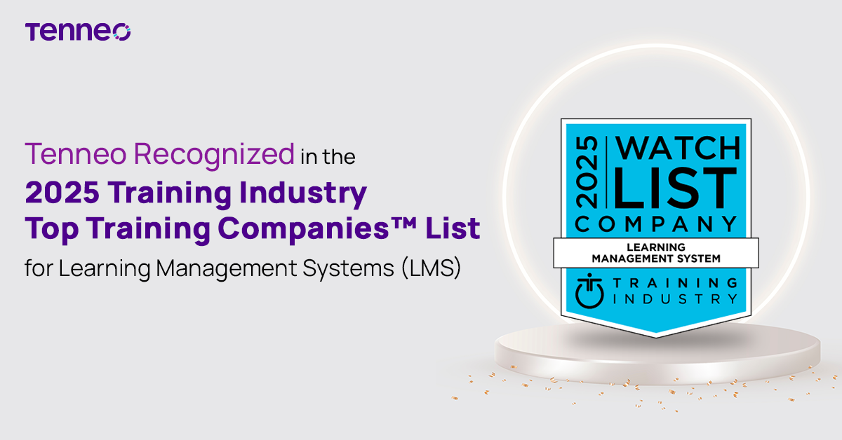 Tenneo Recognized in the 2025 Training Industry Top Training Companies™ List for Learning Management Systems (LMS)